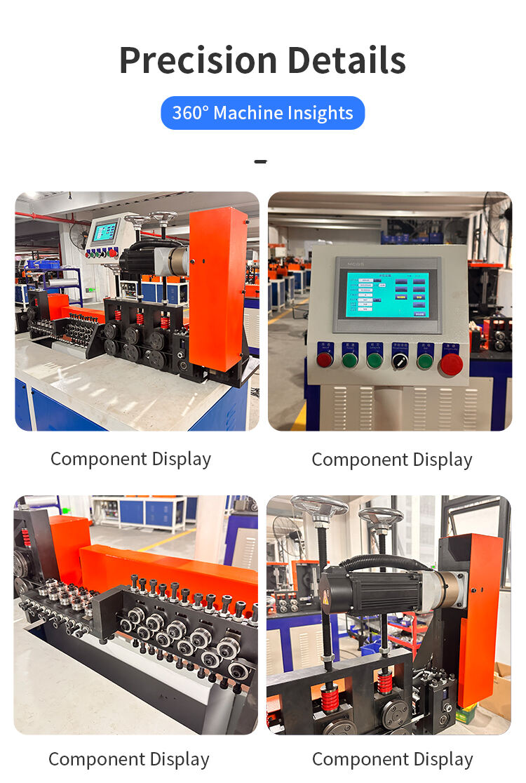 flat iron straightening and cutting machine  ideal for shopping carts storage baskets and metal components efficient straightening  precise cutting-2
