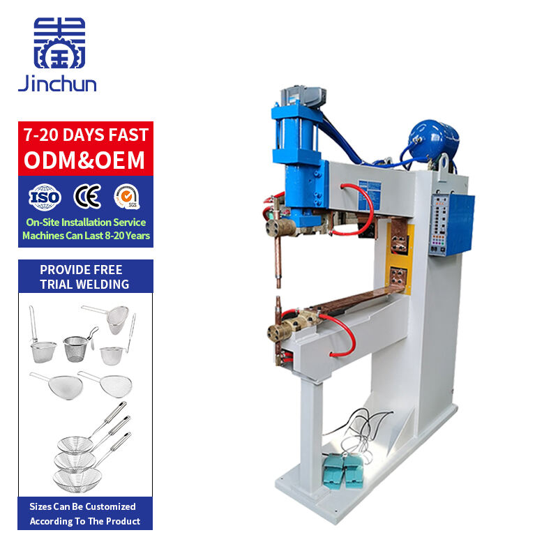 Spot welding machine High quality accurate stainless steel spot welding machine for wire mesh manufacturing Colander production line
