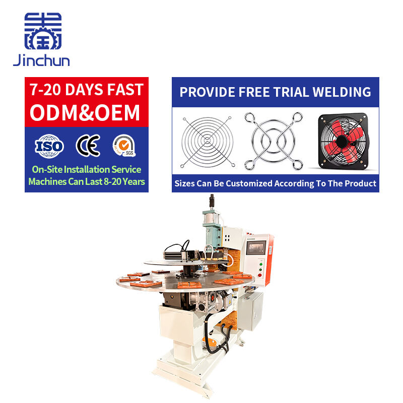 Smoke Exhaust Fan Grille Welder Welding Equipment Wire Mesh Welding Machine for Factory Manufacturing Fan Guards