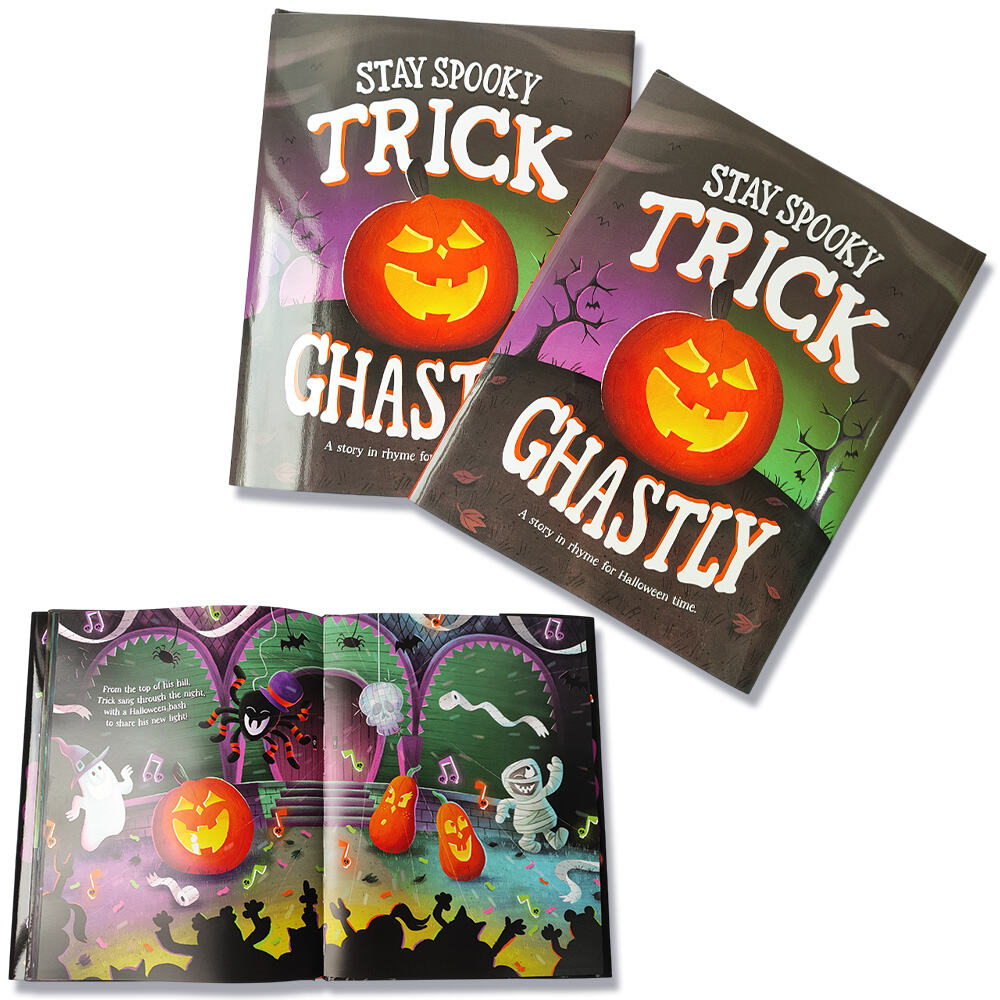 Trick Ghastly Halloween Rhyming Picture Book, Kids Spooky Story