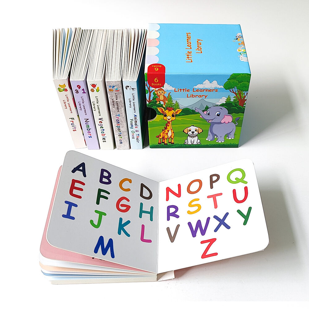 Little Learners Library 6-Book Set, Toddler Educational Board Books