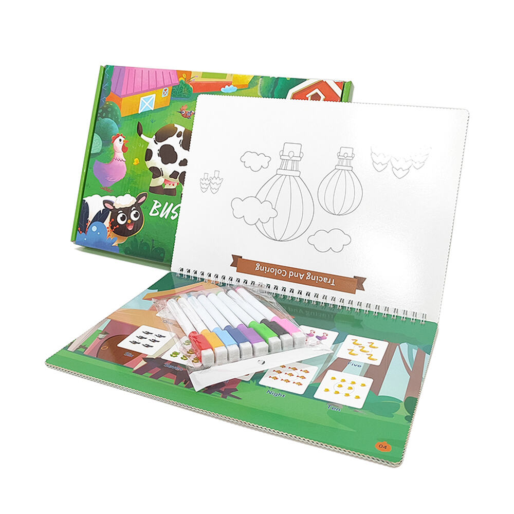 Farm Busy Book for Toddlers, Preschool Learning Activity Book