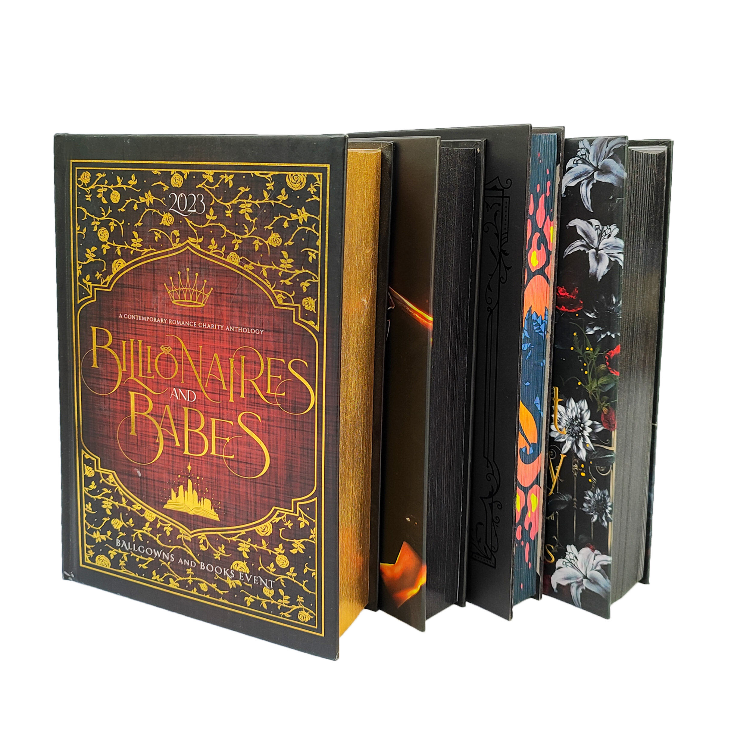Contemporary Romance Hardcover Set, Special Editions with Foil Art & Printed Page Edges