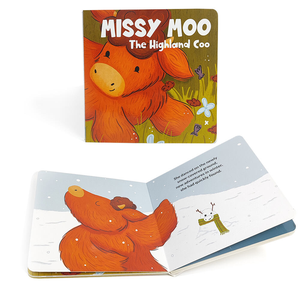 Missy Moo The Highland Coo Kids Board Book, Scottish Farm Story