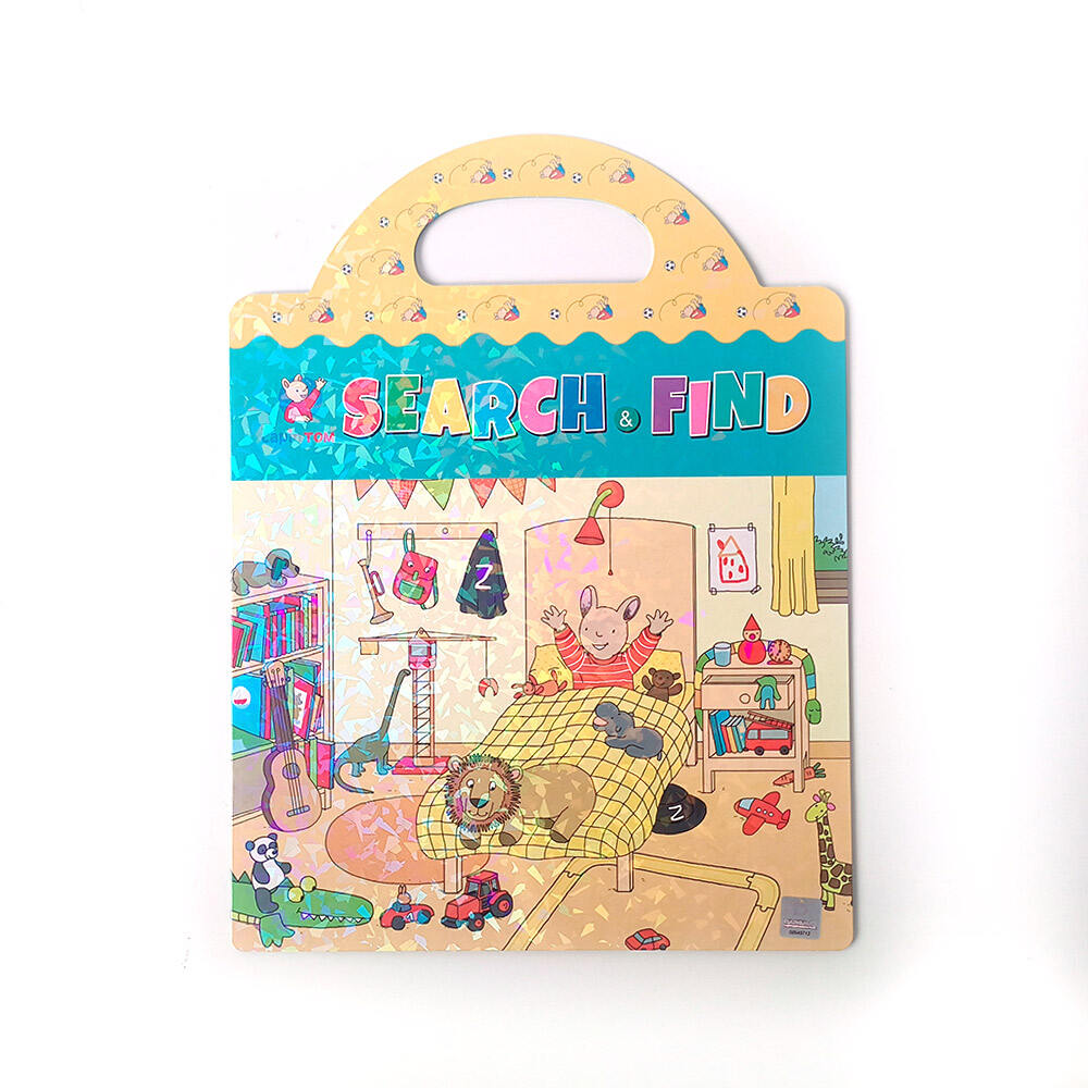 Portable Search & Find Board Book for Toddlers – EU Certified
