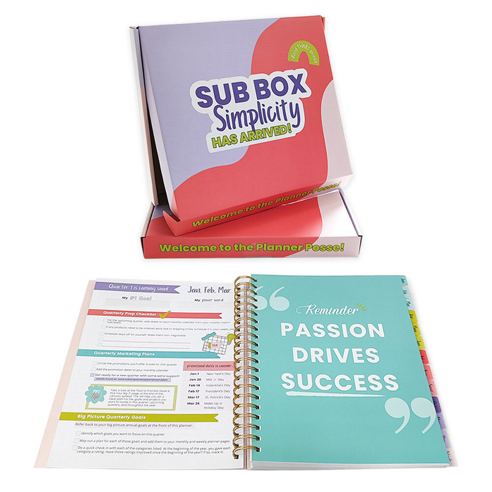 2025 Subscription Box Planner, Spiral-Bound Subscription Tracker