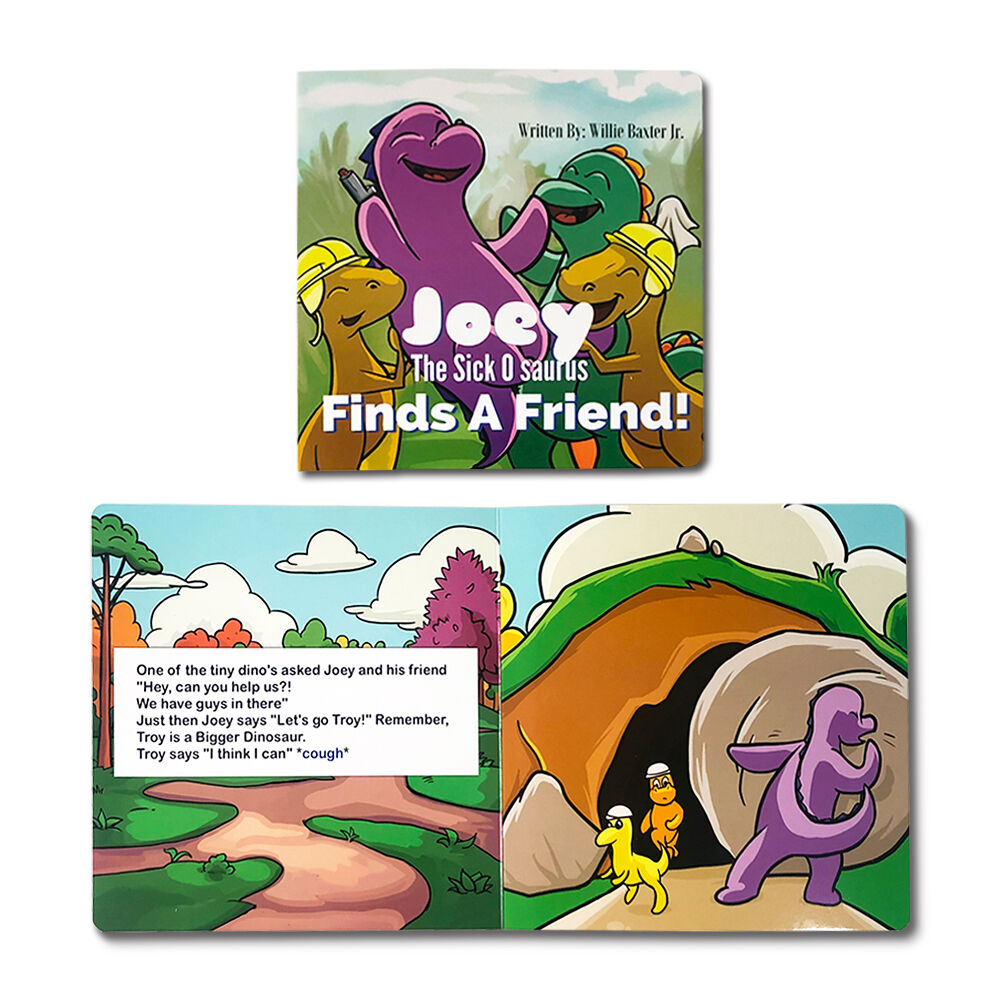 Joey the Sickosaurus Finds A Friend! Kids Dinosaur Picture Book