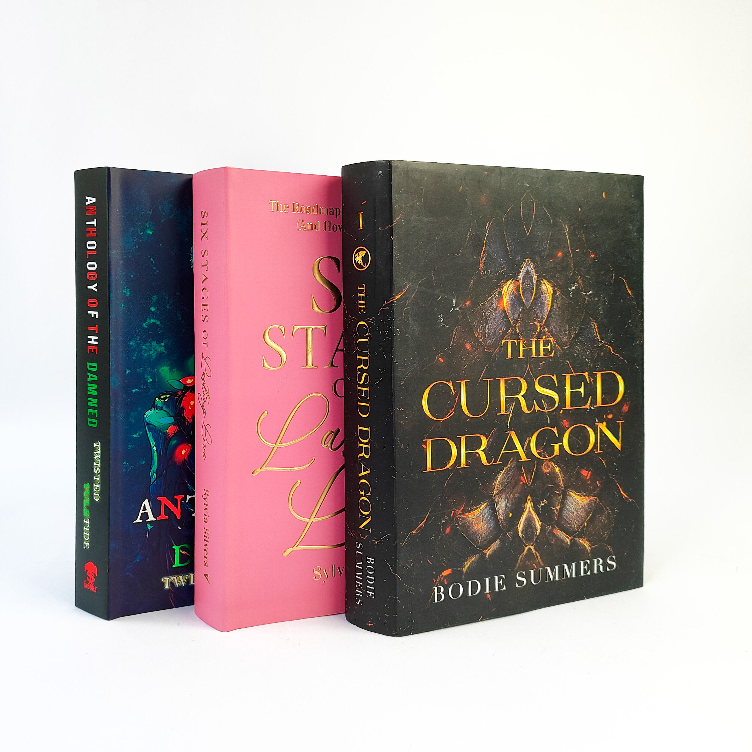 Special Edition Fantasy Hardcovers, Dragon & Holiday Art with Printed Page Edges