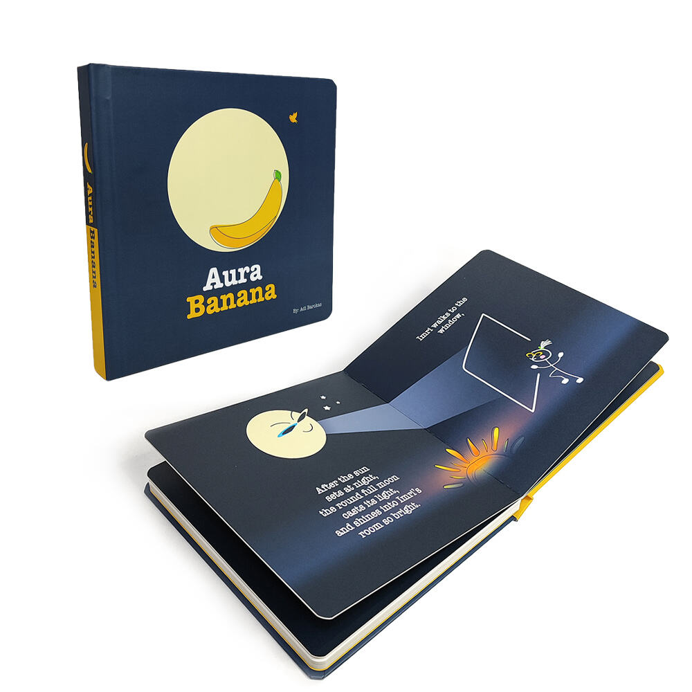 Aura Banana Hardcover Book, Minimalist Modern Art & Lifestyle Book