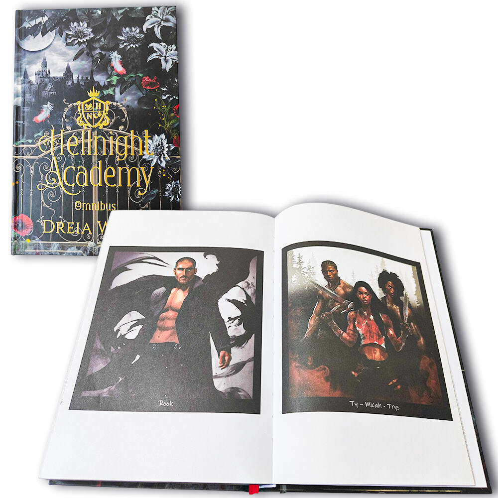 Hellnight Academy Omnibus Hardcover, Special Edition with Gold Foil & Black Page Edges