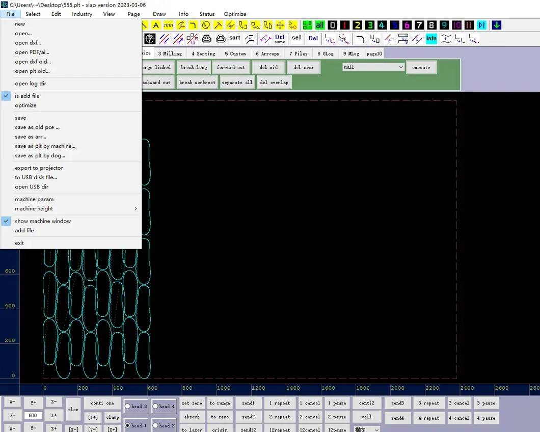 Support multiple format file imports, automatically locate cutting, tags, creases.jpg