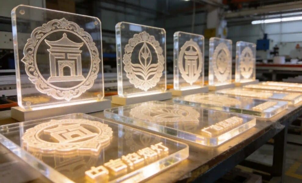 Advertising Industry — High-Efficiency Acrylic Engraving