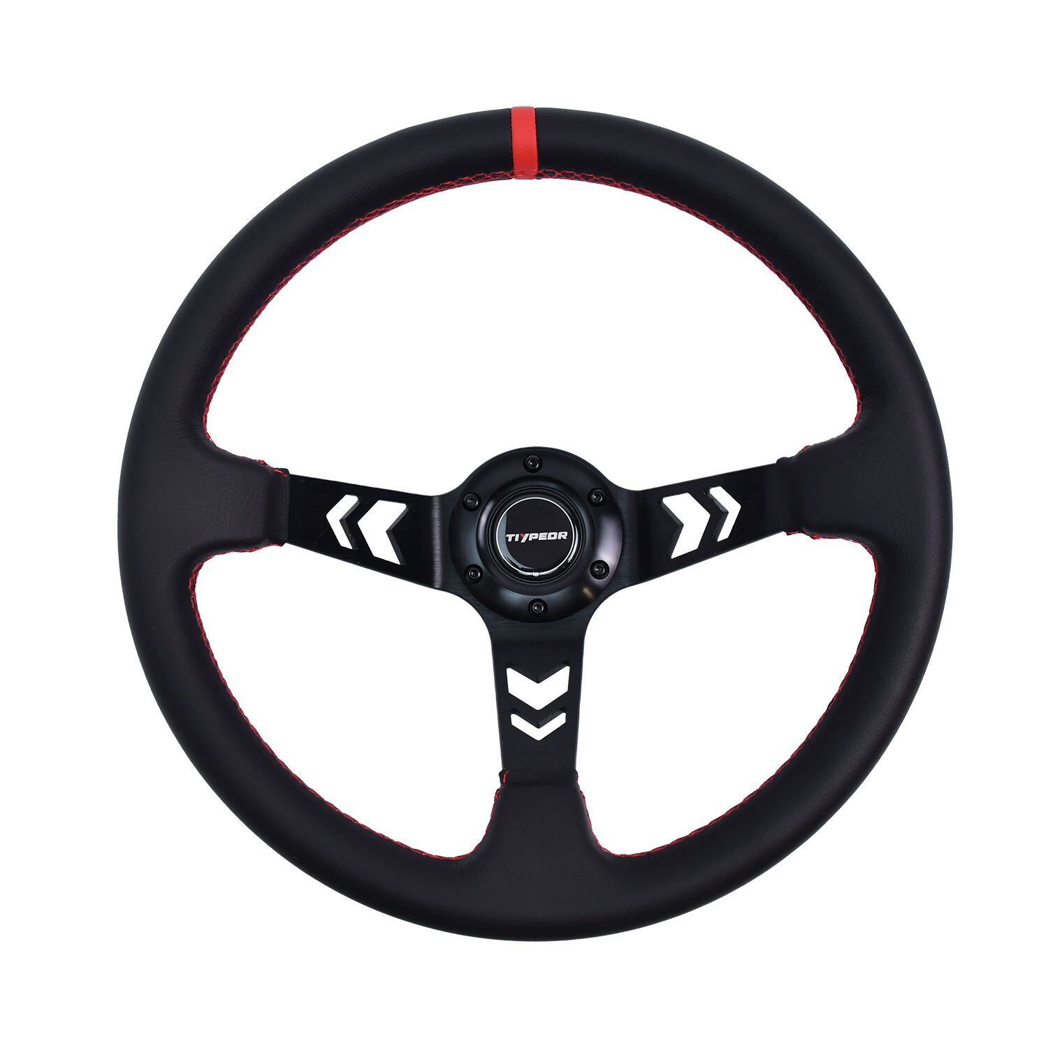 Volant de dérive TIYPEOR en microfibre simili cuir 350mm 14 pouces