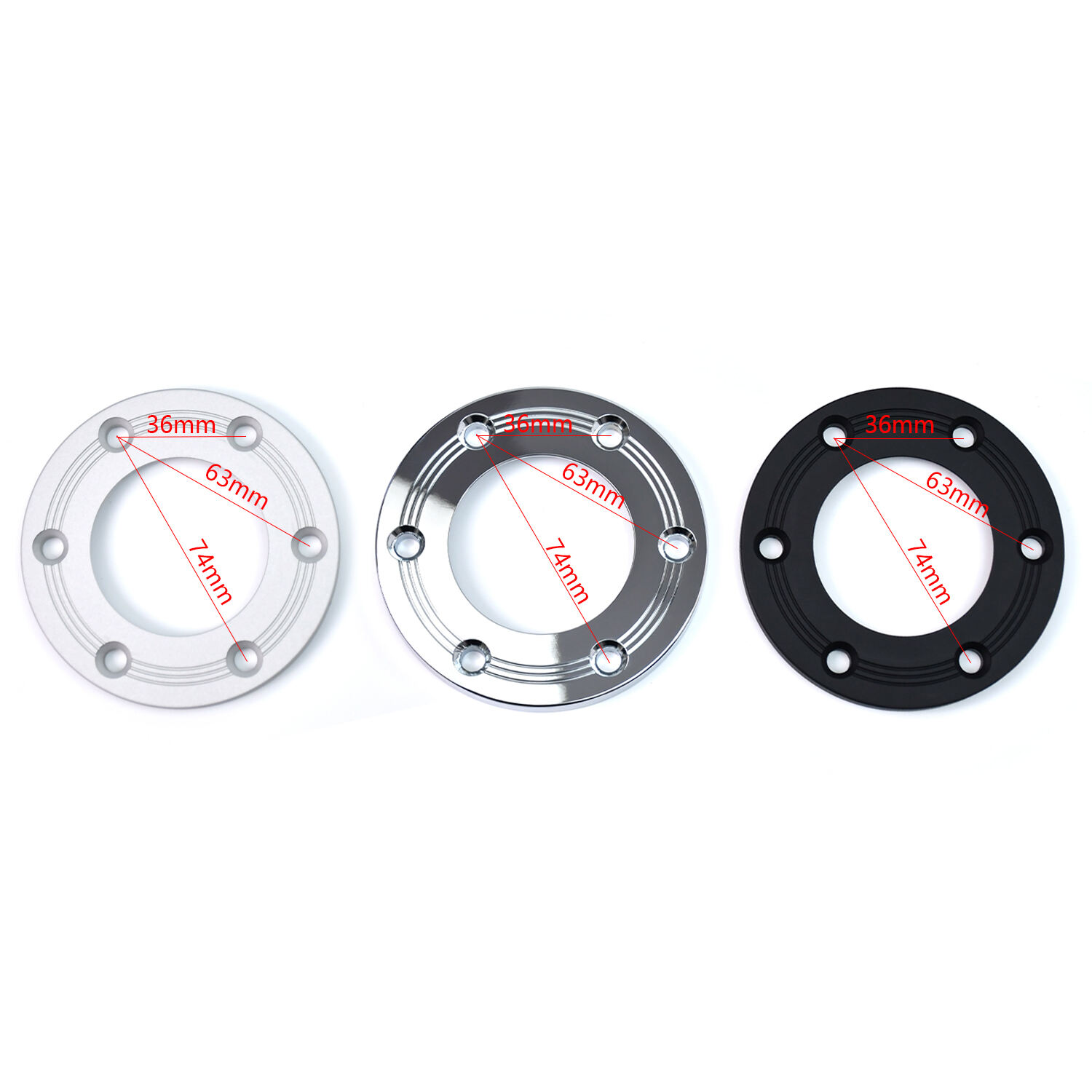 TIYPEOR Universal Modified steering Wheel Metal Horn Cover for ND