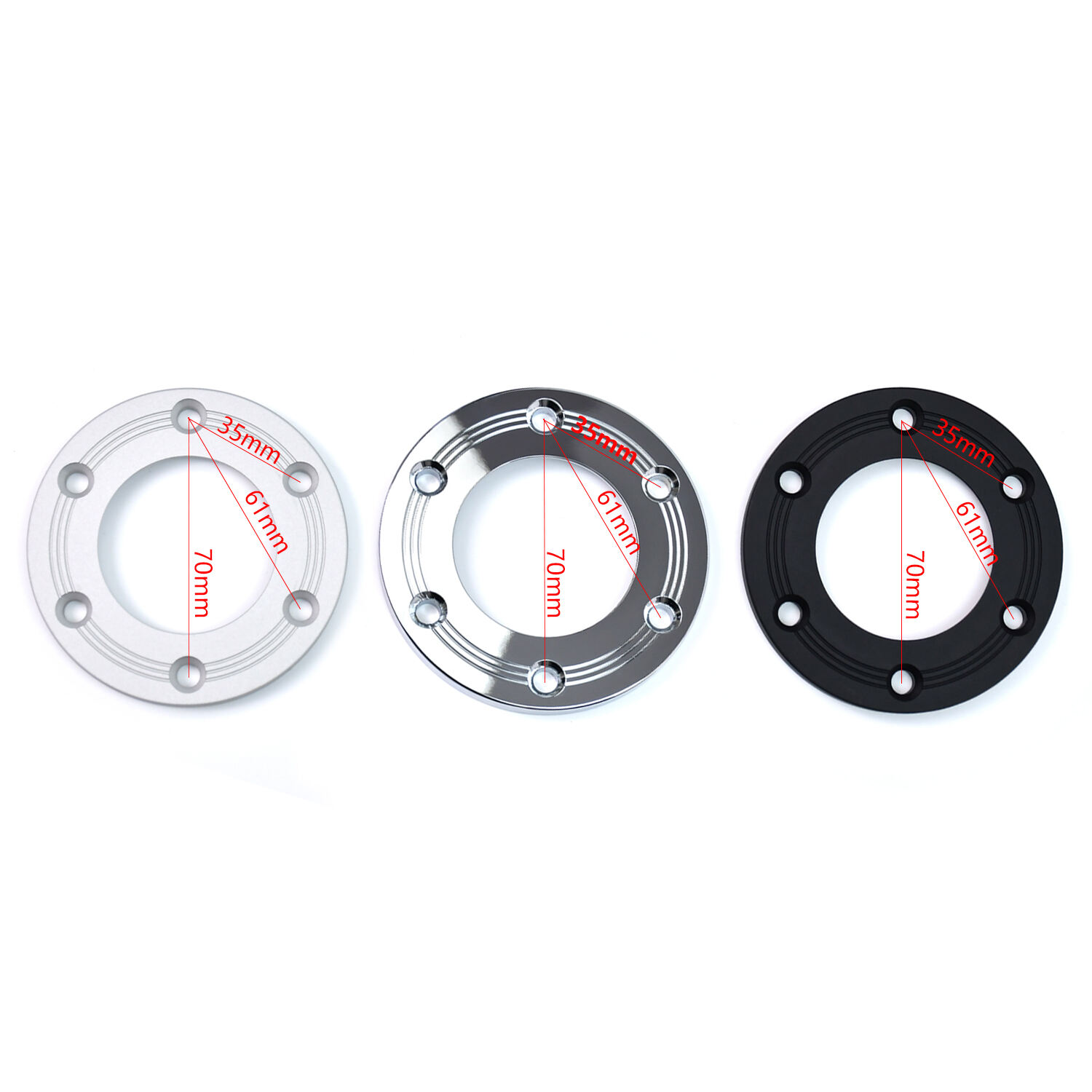 TIYPEOR Universal Modified steering Wheel Metal Horn Cover for momo