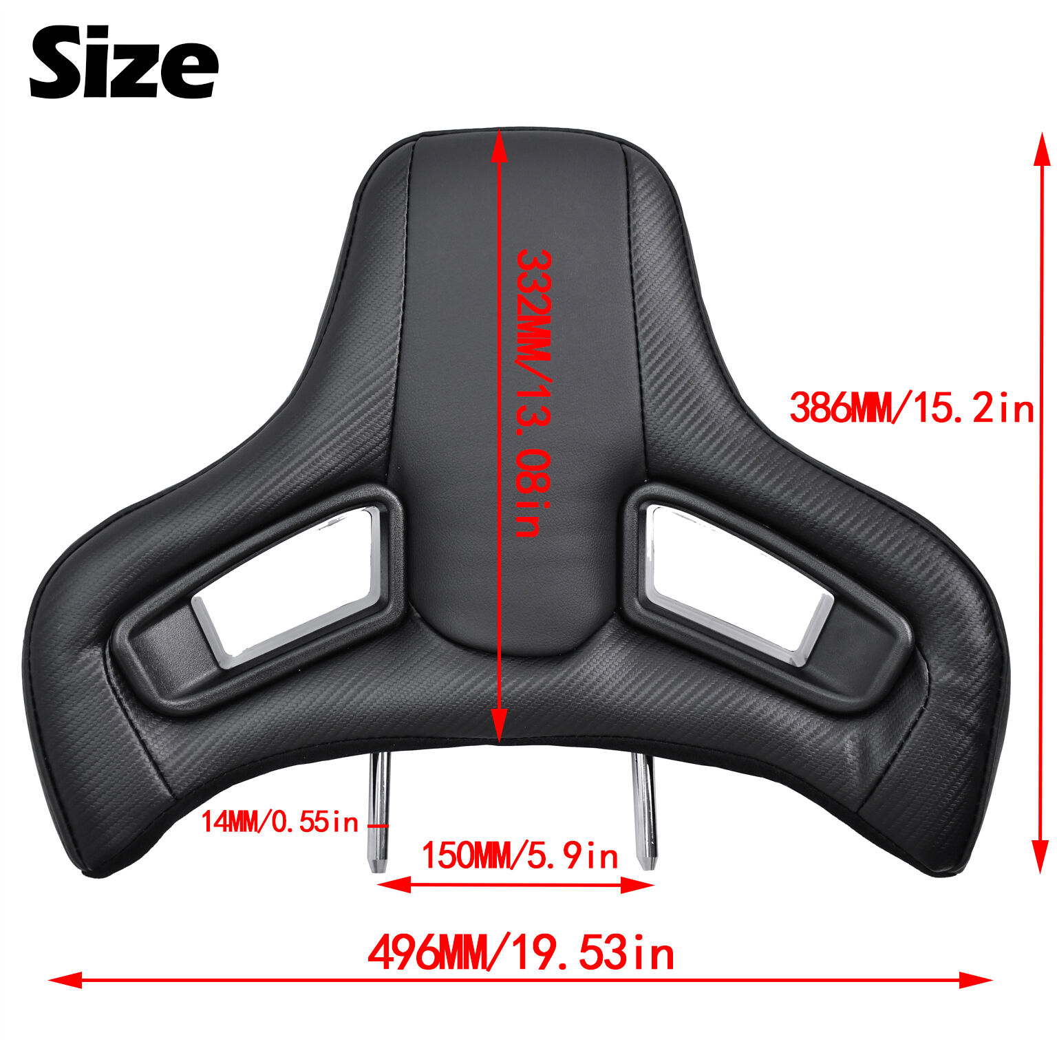 トレーニングマシンのオーダー•レザーシート TIYPEOR 1ペア/2PCS 着脱式 スポーツスタイル レーシング改造用シート