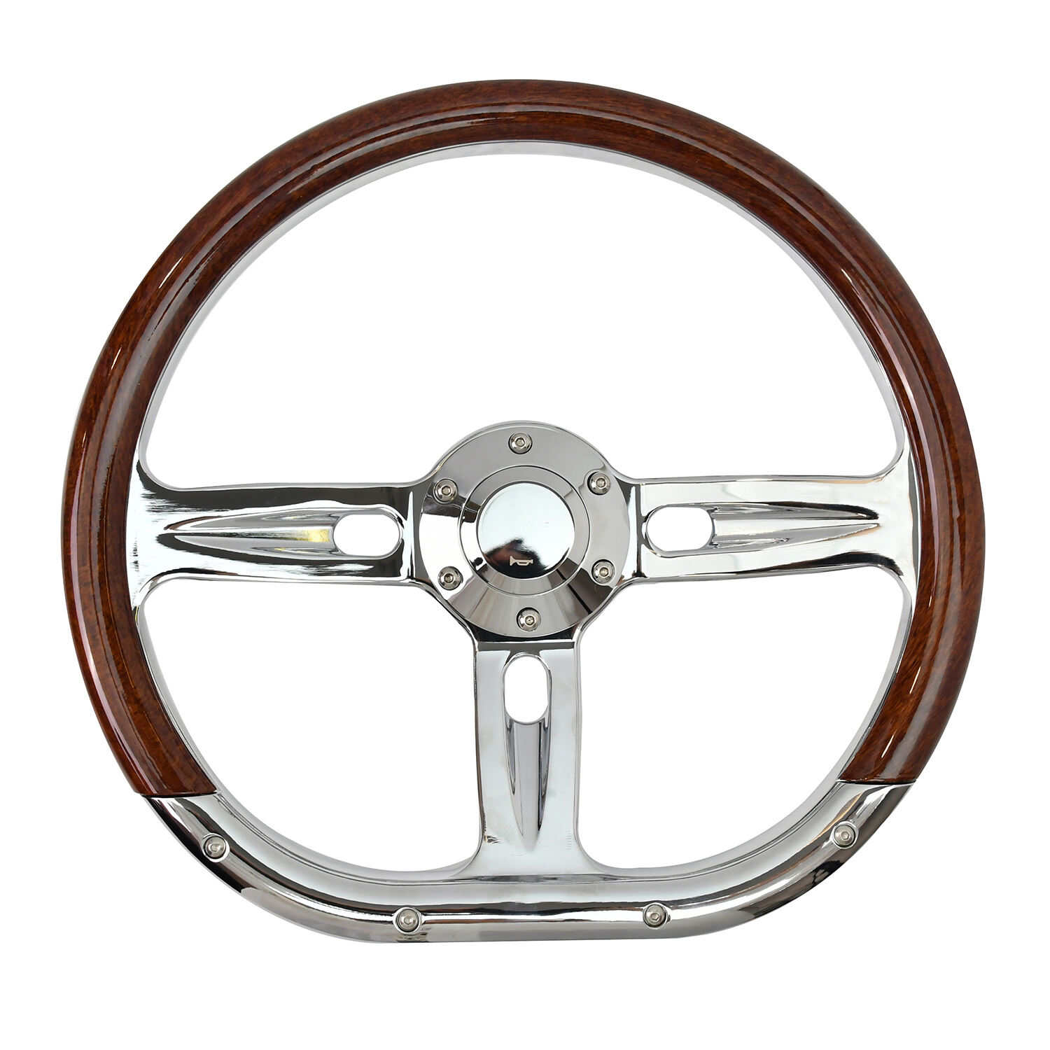 TIYPEOR 350mm Alta Qualidade Novo Estilo Carro 15 Polegadas Eletroplaca ABS Volante Modificado com Prato Profundo