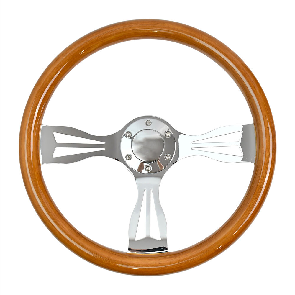 Volant classique TIYPEOR en bois de 380 mm/15