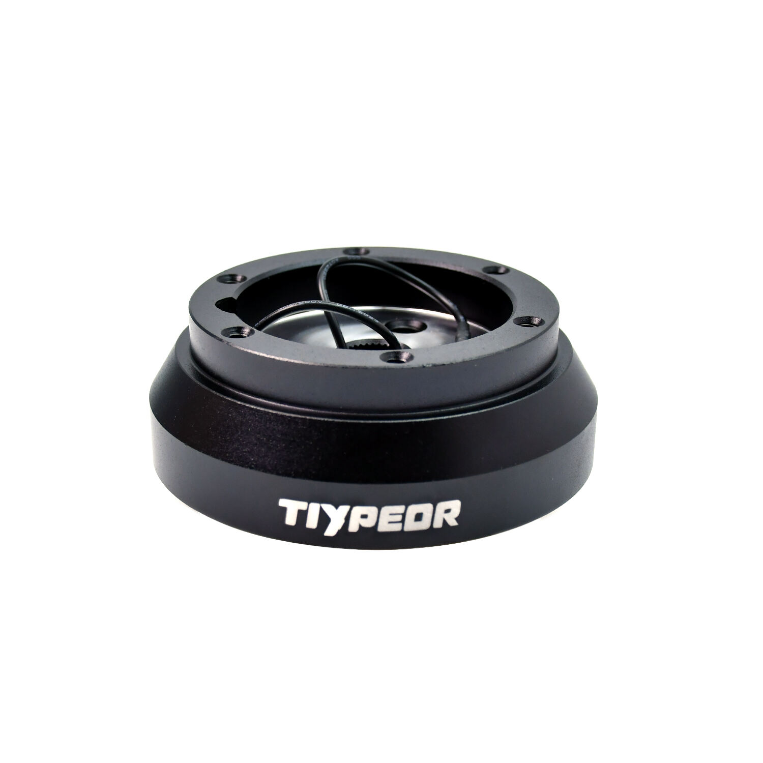 TIYPEOR 140H Black Aluminum Steering Wheel Base