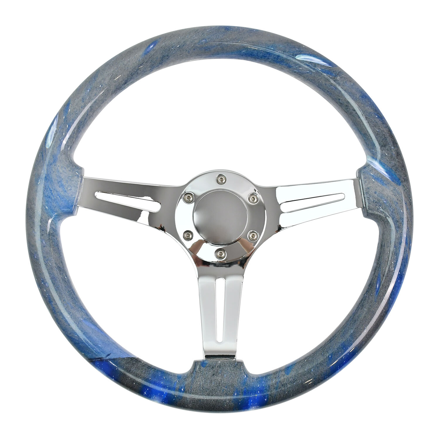 TIYPEOR Wooded 14inch/350mm High Quality Classic Old Car Steering Wheel