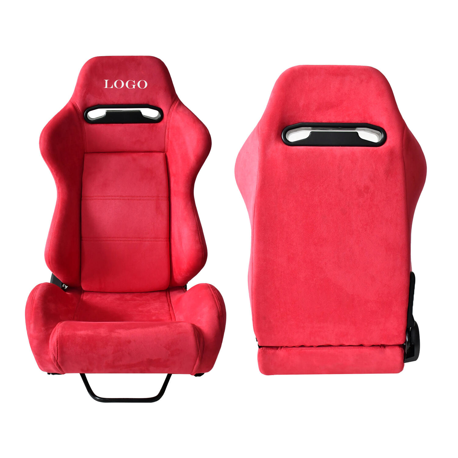 TIYPEOR Haute Qualité Nouveau Design Tonneau Rouge en Fibre de Verre Confortable avec Logo Personnalisé Siège de Course