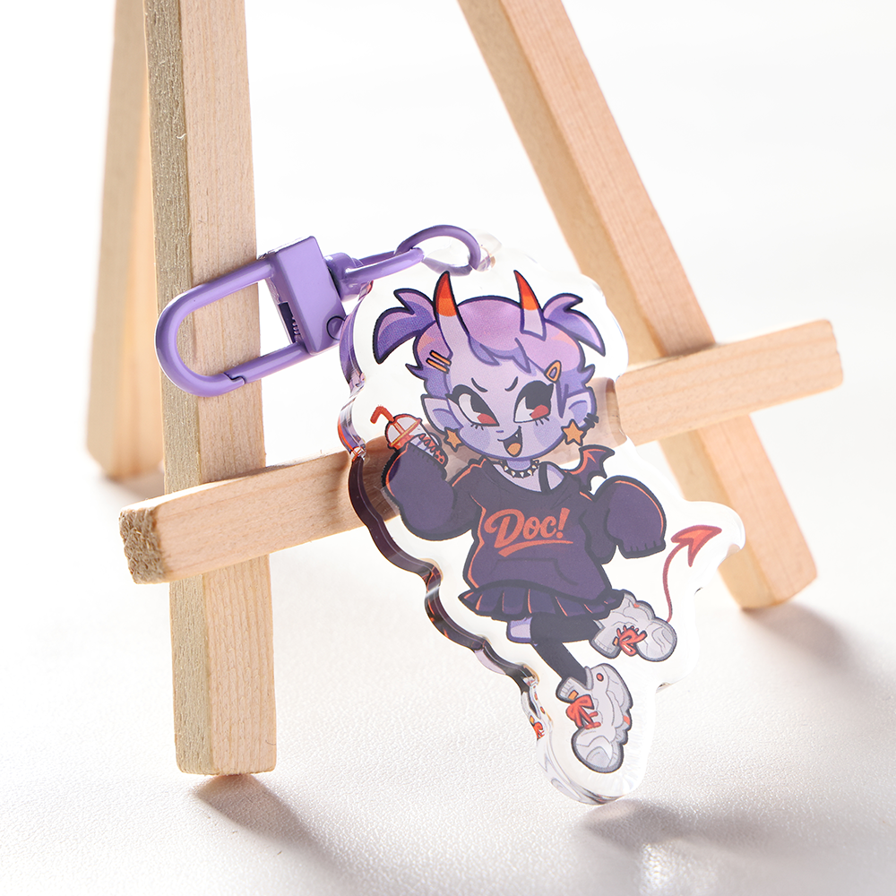 Custom Clear Acrylic Keychain