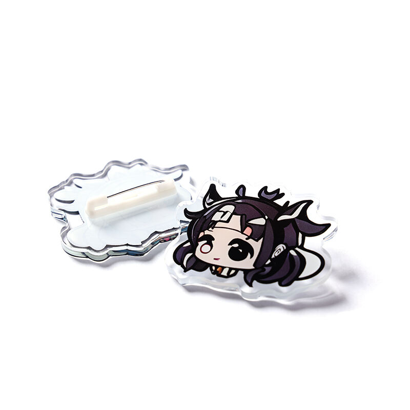 Creative Custom Clear Acrylic Pins
