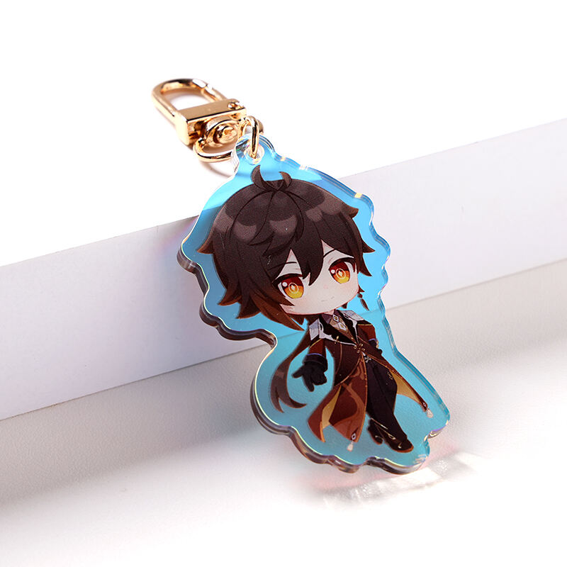 Custom Rainbow Acrylic Keychain