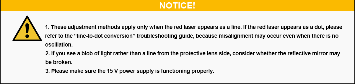 How To Adjust The Red Light offset on the handheld welding gun head?