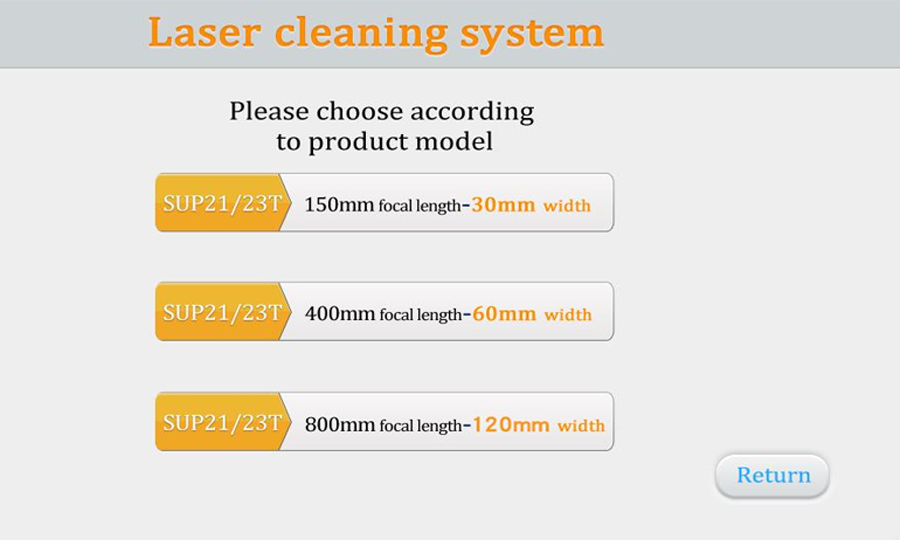 4-in-1 Laser Equipment: How to Set the Cleaning Mode and Process Parameters for the SUP Series?