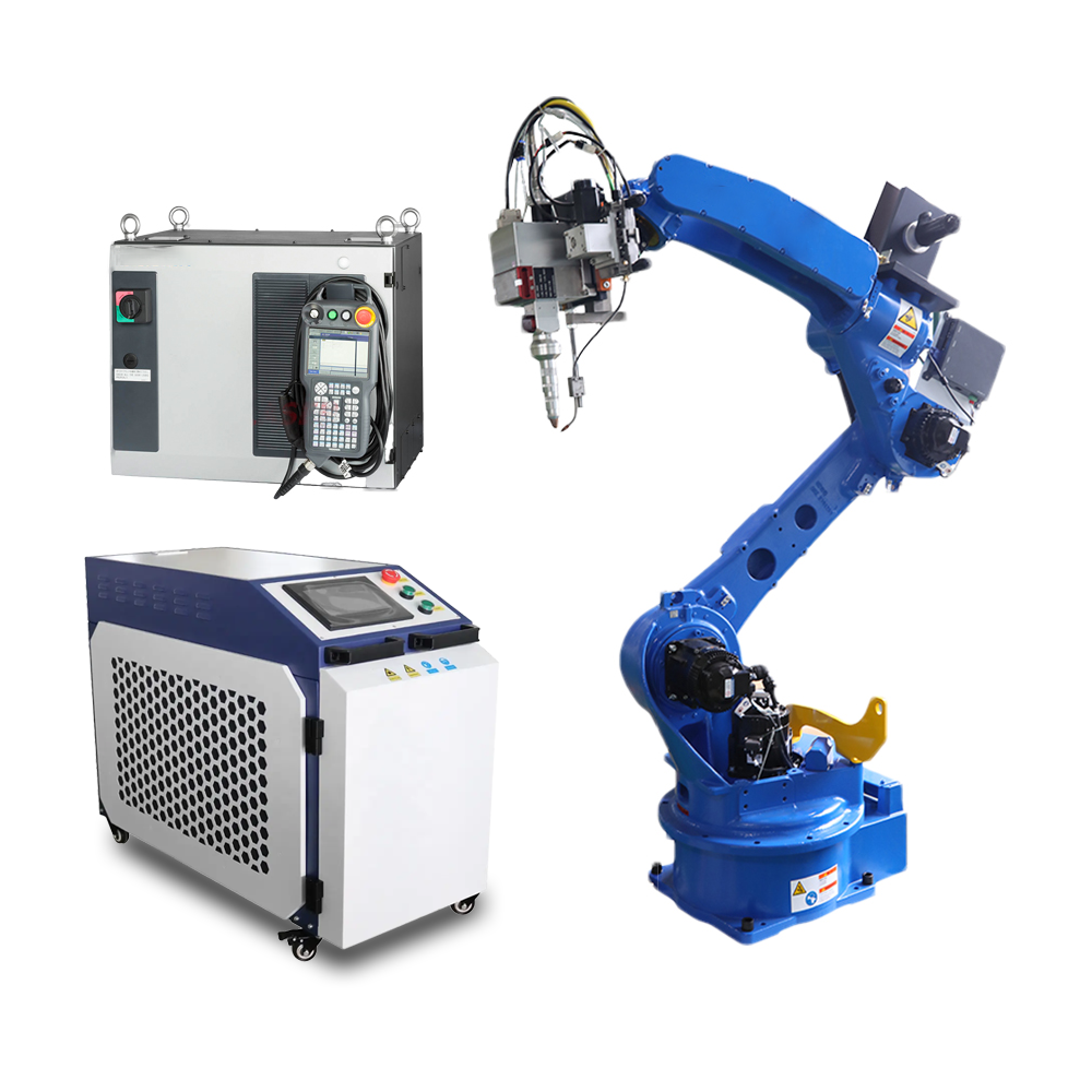 Soldadura láser robótica industrial | Brazo robótico personalizado de 6 ejes para soldadura láser | OEM/ODM