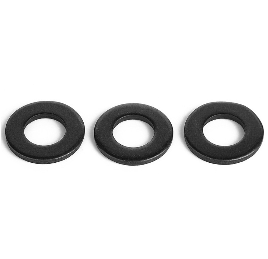 8.8 high strength flat washer Black carbon steel flat gasket GB97 Washer meson piece hardware screw gasket M16