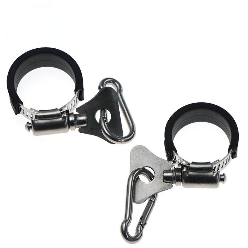 American stainless steel hose hoop Yellow plastic with handle 304 American hoop self-twisting hose hoop Black rubber hoop with lock