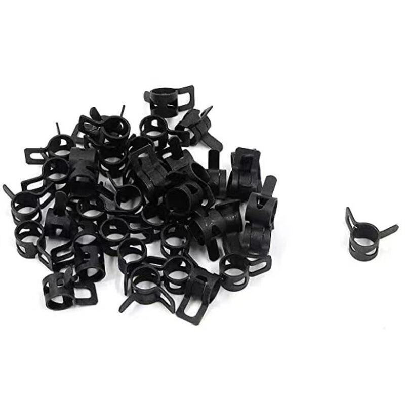 65 Manganese black Dacromet elastic clamp black zinc plated tubing clamp Q673