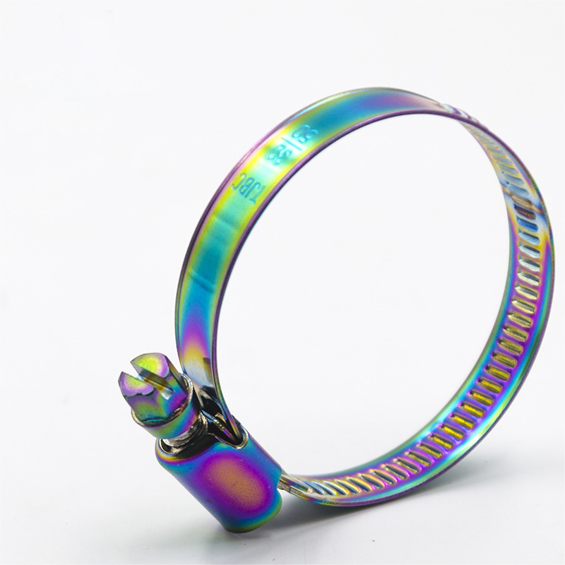 304 stainless steel hose hoop straight cross American hose hoop