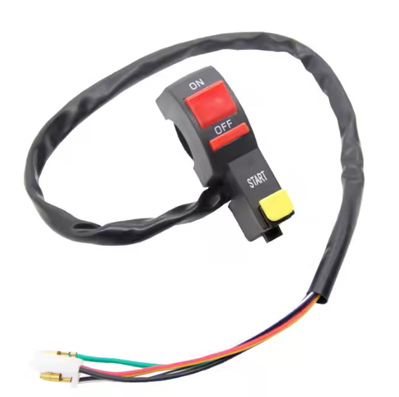 12V Electric Bike Handlebar on Off Button ATV Start Stop  Switch Motorcycle Engine Flameout Ignition