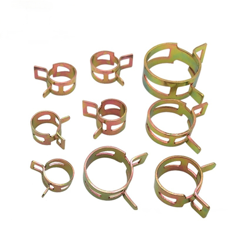 65 manganese color zinc steel band elastic clamp Dallol black tubing clamp Q673