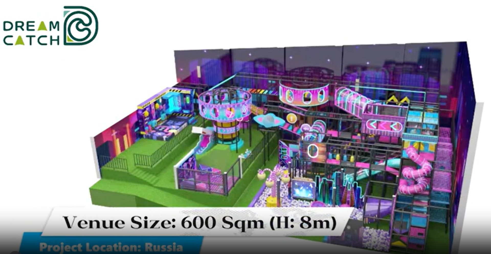600 Sqm Russia Indoor Amusement Project