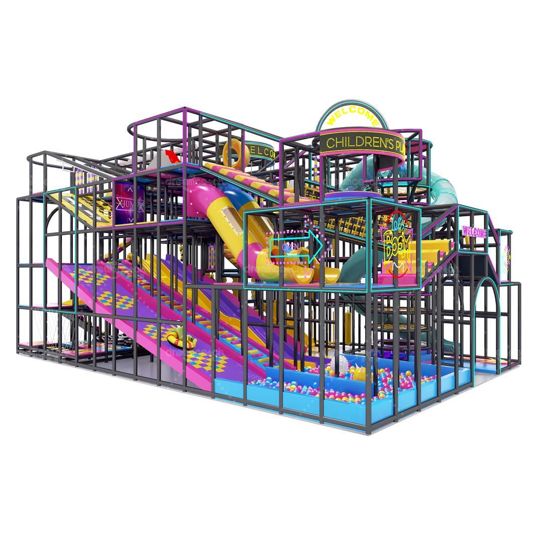 Dream Catch | Large Multi-level Indoor Play Structure - One-Stop Playground Solution for Medium Area
