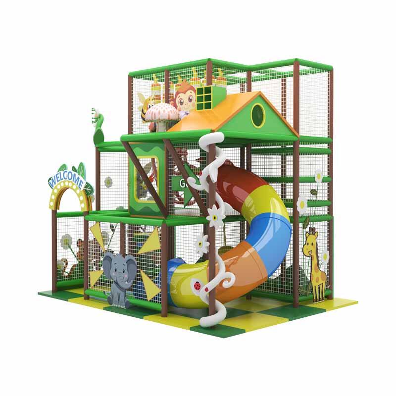Dream Catch | Mini indoor Playground - Small 3-level Play Structure For Compact Space