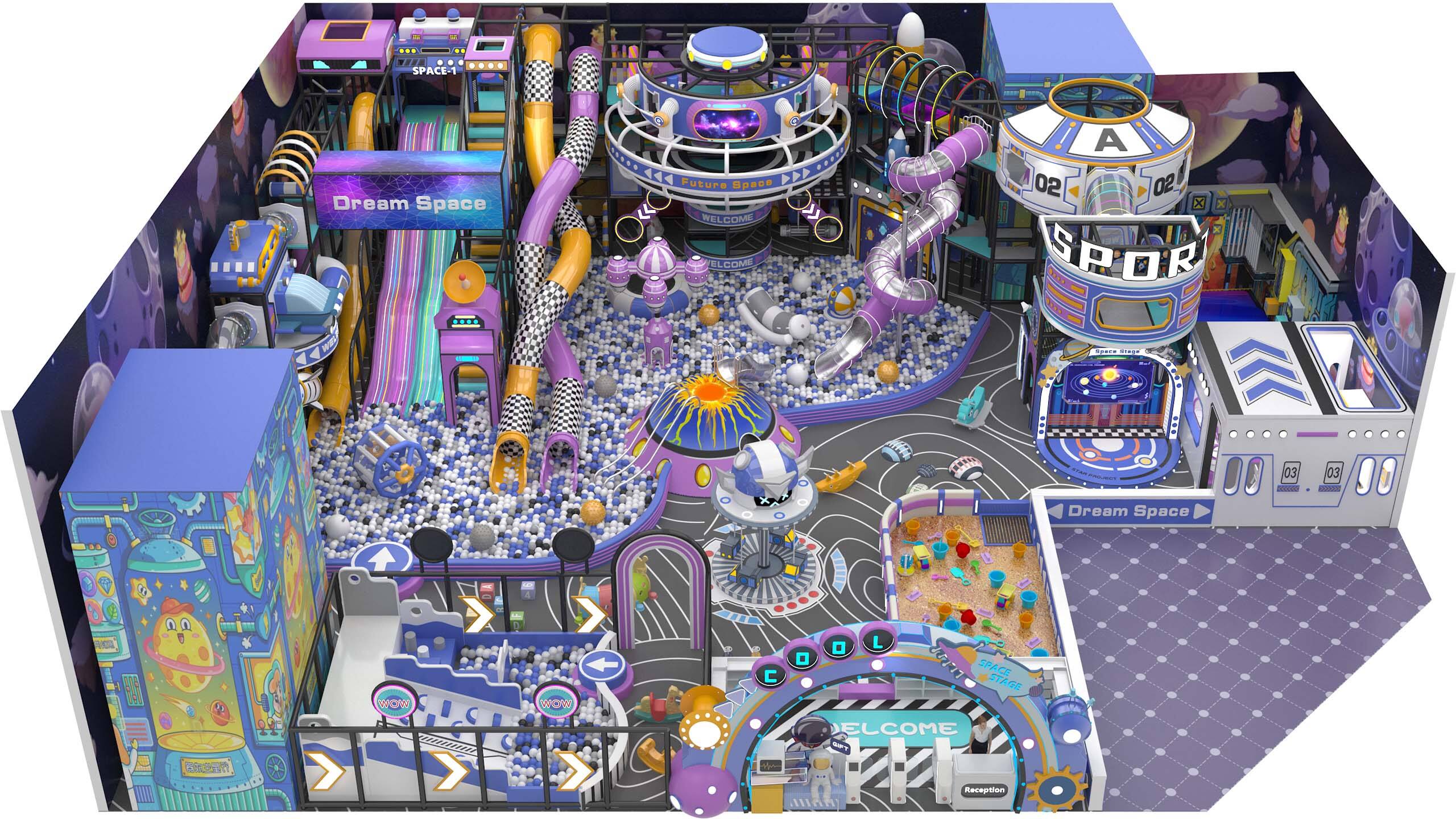 Space Theme Play Center: Out-of-This-World Fun Indoors-2