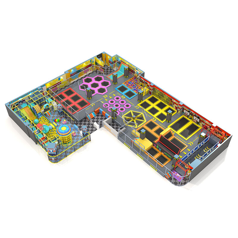 Dream Catch | Large Indoor Trampoline Adventure Center - Professional Indoor Trampoline Park Layout Design