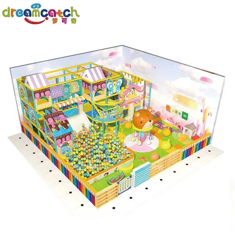 Dream Catch | Multi-level Indoor Play Center - Custom Soft Play Area with Ball Pit