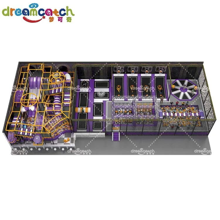 Dream Catch | Trampoline Park - Indoor Adventure Park Setup - Commercial Playground Equipment