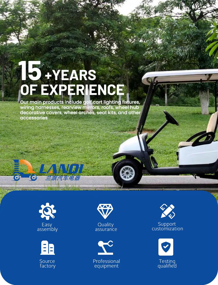 New Style Golf Cart Parts LED Basic Light Kit With Turn Signal For EZ-GO RXV 2008-2015 factory