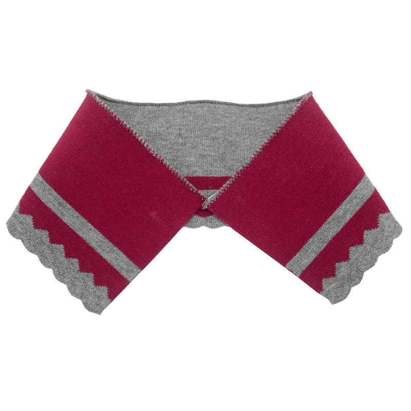 ECO friendly material 95% cotton 5% spandex wavy edge jacquard double-sided ribbed