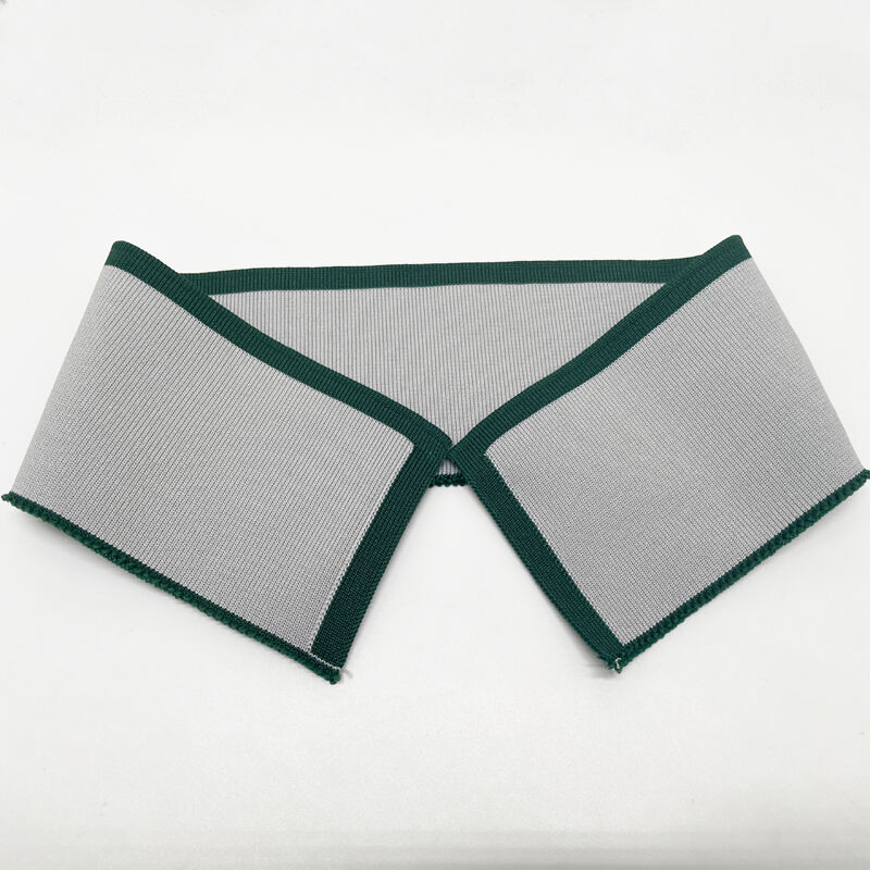 Rib Factory Polyester Plain Knit Rib Collar Accessories