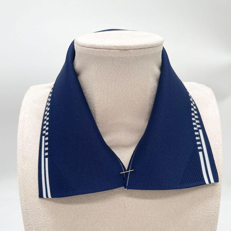 Professional Source Factory custom Knitting Jacquard Rib Collar at Cuffs, neckline knitting rib para sa mga polo shirt