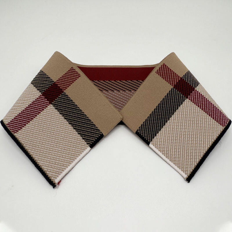 High quality men's knitted ribbed  collar for POLO shirts