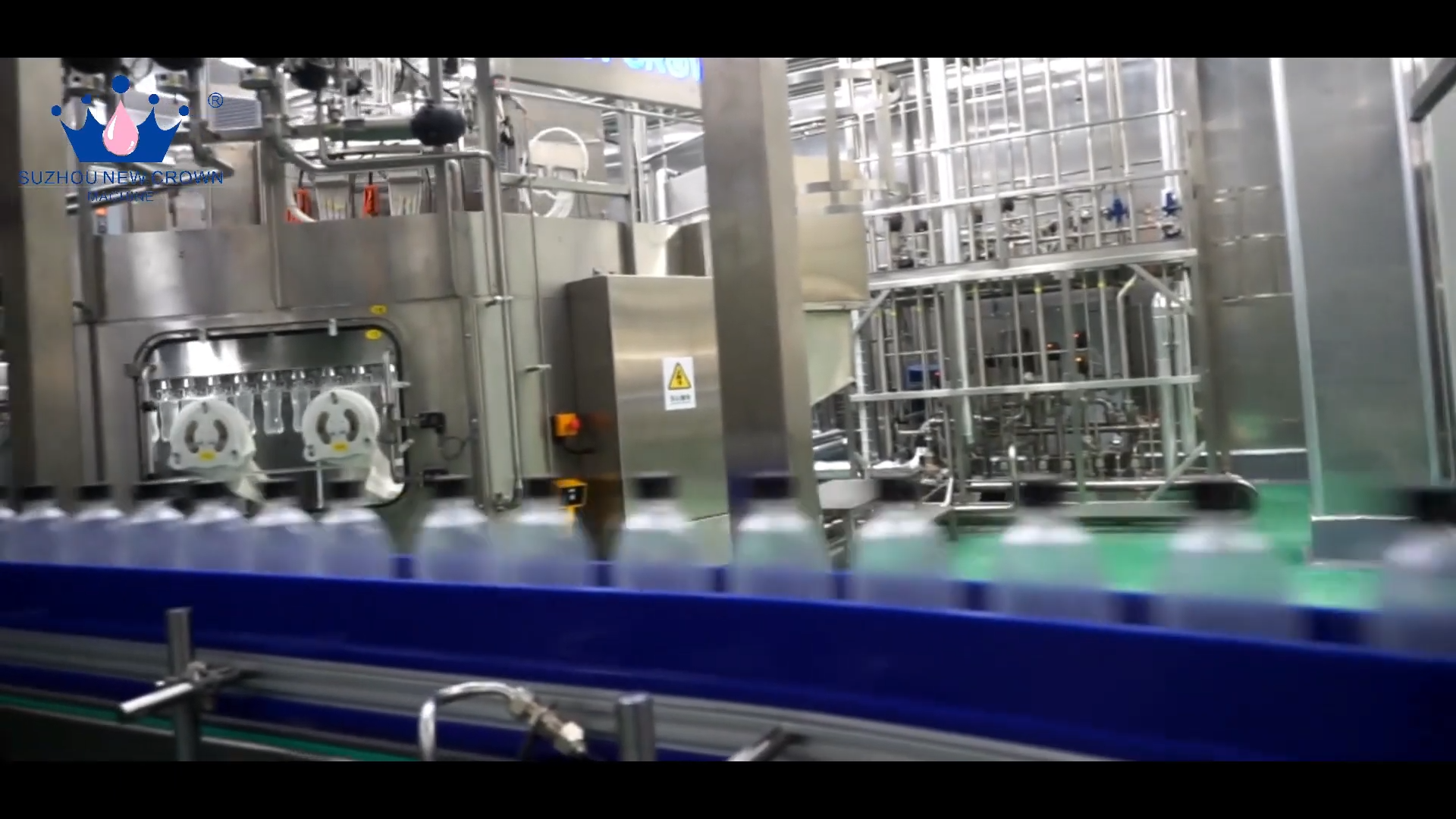 Aseptic combi 48000bph beverage and sparkling water blowing filling capping machine